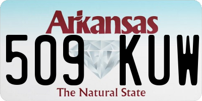 AR license plate 509KUW