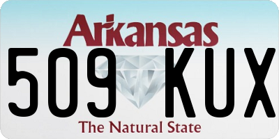 AR license plate 509KUX