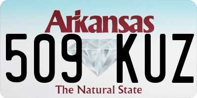 AR license plate 509KUZ