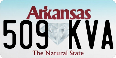 AR license plate 509KVA