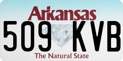 AR license plate 509KVB