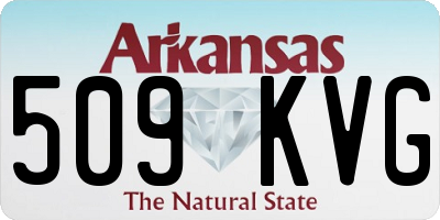 AR license plate 509KVG