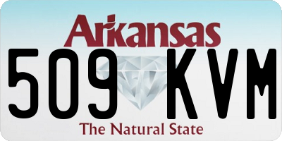 AR license plate 509KVM