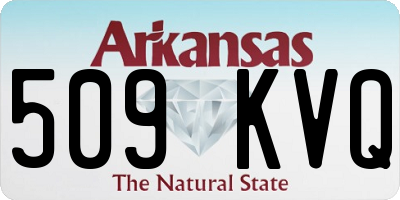 AR license plate 509KVQ