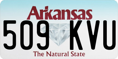 AR license plate 509KVU
