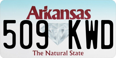 AR license plate 509KWD