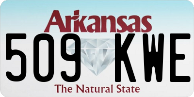 AR license plate 509KWE