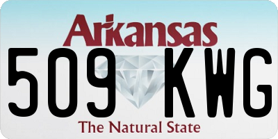 AR license plate 509KWG