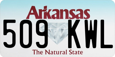 AR license plate 509KWL