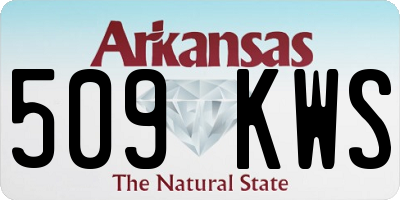 AR license plate 509KWS