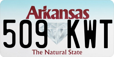 AR license plate 509KWT