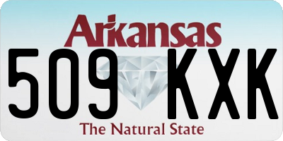 AR license plate 509KXK