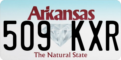 AR license plate 509KXR