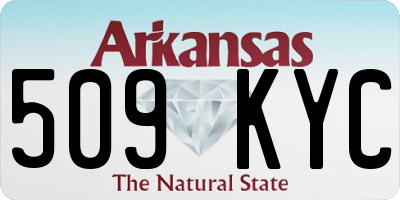 AR license plate 509KYC