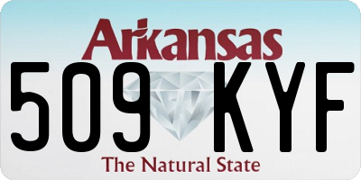 AR license plate 509KYF