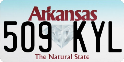 AR license plate 509KYL