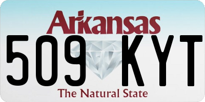 AR license plate 509KYT