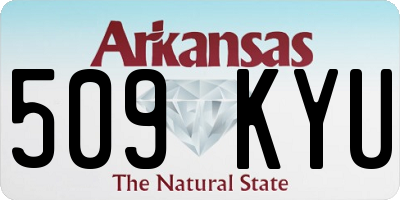 AR license plate 509KYU