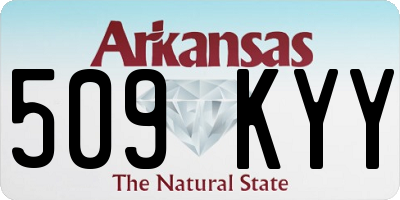AR license plate 509KYY