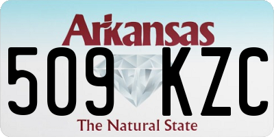AR license plate 509KZC