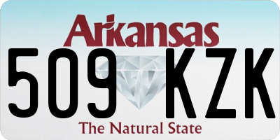 AR license plate 509KZK