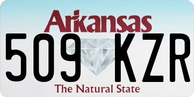 AR license plate 509KZR