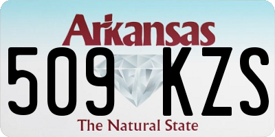 AR license plate 509KZS