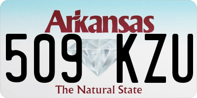 AR license plate 509KZU