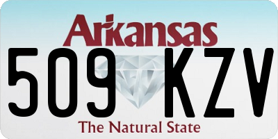 AR license plate 509KZV