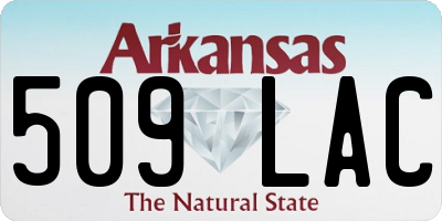 AR license plate 509LAC