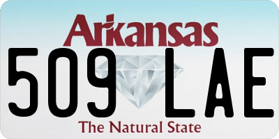 AR license plate 509LAE
