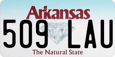AR license plate 509LAU