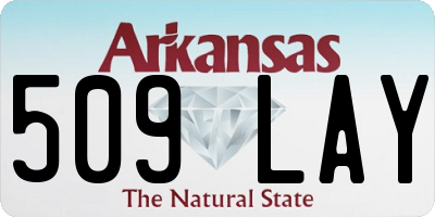 AR license plate 509LAY