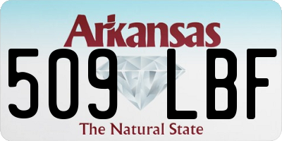 AR license plate 509LBF