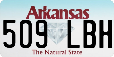 AR license plate 509LBH