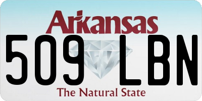 AR license plate 509LBN