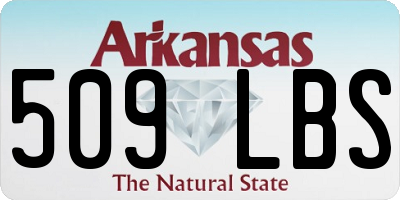AR license plate 509LBS