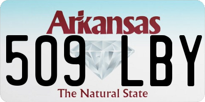AR license plate 509LBY