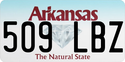 AR license plate 509LBZ