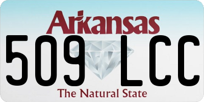 AR license plate 509LCC