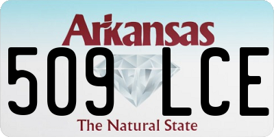 AR license plate 509LCE