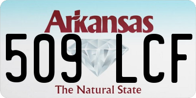 AR license plate 509LCF