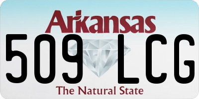 AR license plate 509LCG