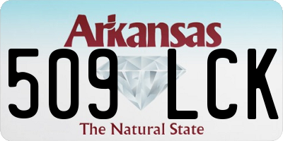 AR license plate 509LCK