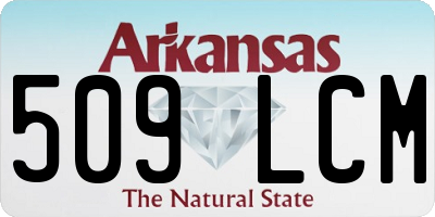 AR license plate 509LCM