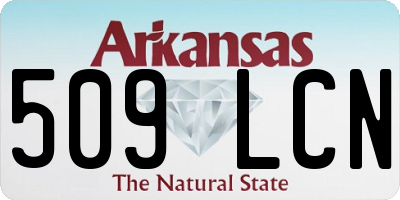 AR license plate 509LCN