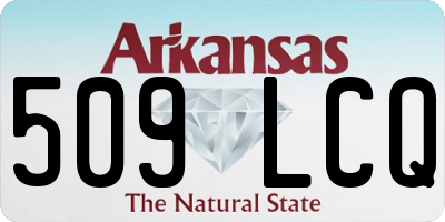 AR license plate 509LCQ
