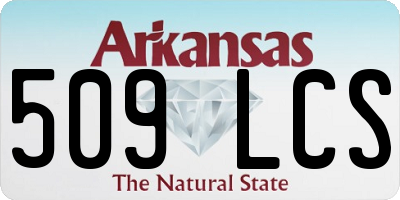 AR license plate 509LCS