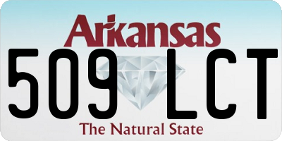AR license plate 509LCT