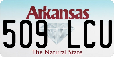 AR license plate 509LCU